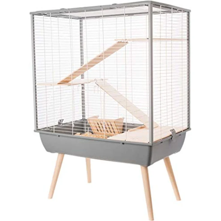 ZOLUX Neo Cosy H80 - Cage Large Rodents - Grey, 1 Unité (Lot de 1) - Preisvergleich – Bild 1