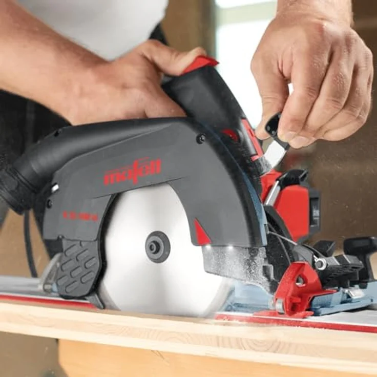 Mafell Akku Handkreissäge K55 18M bl im T-Max 1x Ladegerät 2x Akku CAS 91D601, kompakt und leistungsstark, mit 58mm Schnitttiefe – Bild 3