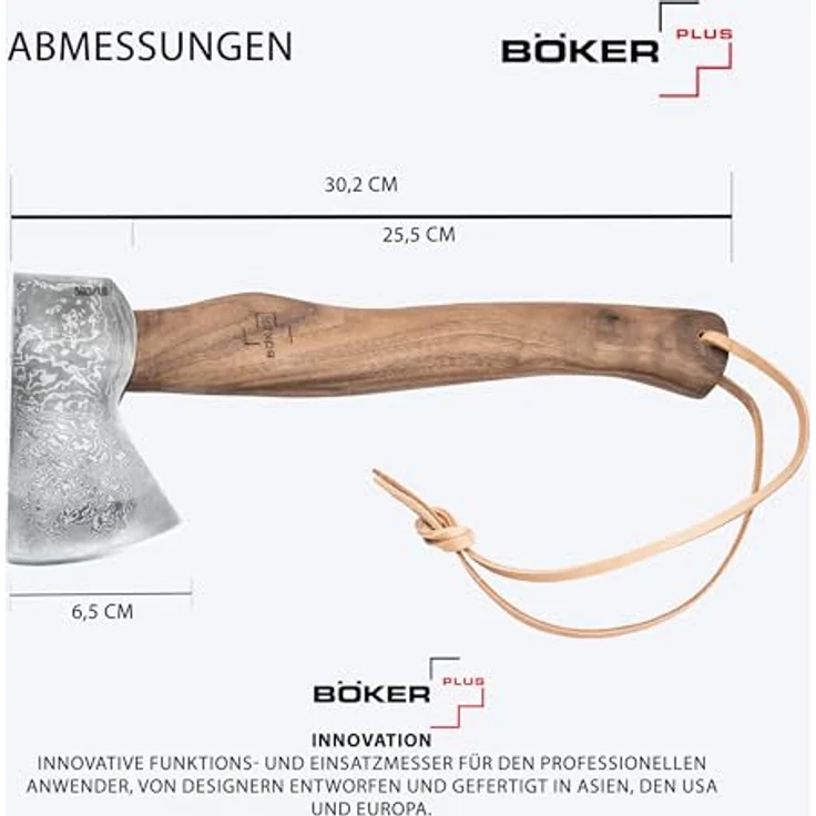 Böker Plus Axt Böker Plus Appalachian Axe Damast mit Klingenschutz, 390 g, Braun – Bild 5