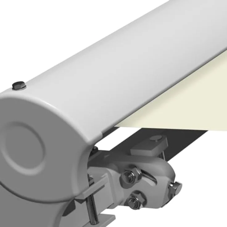 Eclipse Kassettenmarkise Größe: 3,50 x 3,00 Meter Standard manuell 3,5x3m, Weiß, UV-Schutzfaktor 50+, Windstärke 5, inkl. Handkurbel – Bild 4