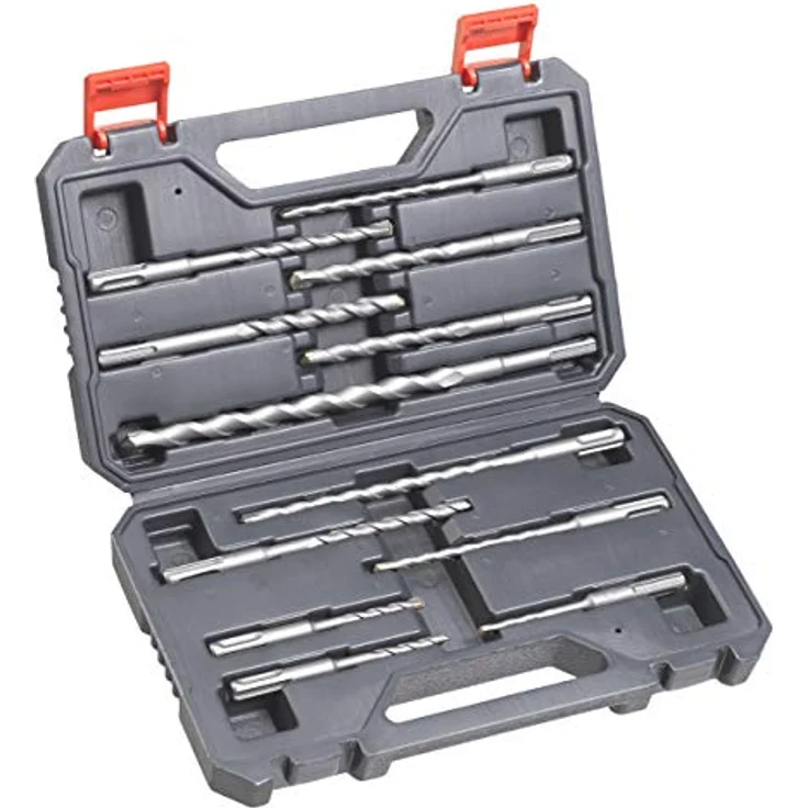 kwb 240280 SDS-Plus Hammer-Bohrer-Set, 12-teiliges Stein- u. Beton-Bohrer Satz im Kunstoff-Koffer – Bild 3