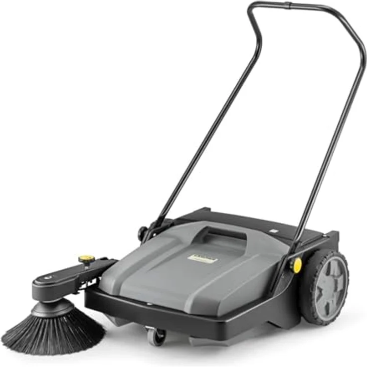 Kärcher Handkehrmaschine KM 70/15 C Classic, kompakte Kehrmaschine für Innen- und Außenbereich mit justierbarem Seitenbesen und ergonomischem Schubbügel – Bild 2