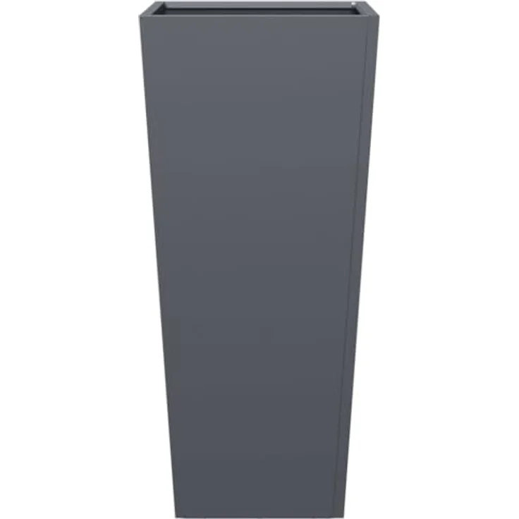 vidaXL Pflanzkübel 2 STK. Anthrazit 35x35x75 cm Stahl, robust und langlebig mit viel Platz – Bild 5