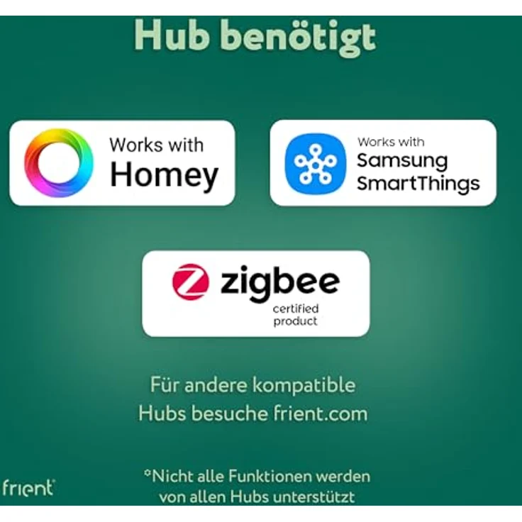 Frient Bewegungsmelder FRIZMOSZB-153, haustierimmuner Motion Sensor 2 PET, Bewegungs-, Licht- und Temperaturüberwachung, Zigbee kompatibel mit Homey und SmartThings – Bild 3