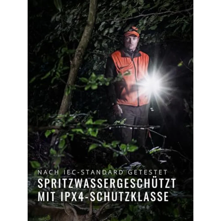 Suprabeam Taschenlampe Q4 (12.90 cm, 400 lm) mit stufenloser elektronischer Dimmung, Hyperfokus Schiebe-Optiksystem – Bild 7