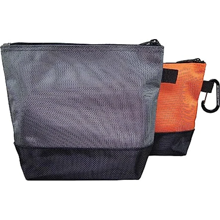 Klein Tools Werkzeugtasche mit Reißverschluss in Orange-Schwarz, Grau-Schwarz, 31,8 cm Leinen, 2er-Pack Klein Tools 55470 – Bild 6