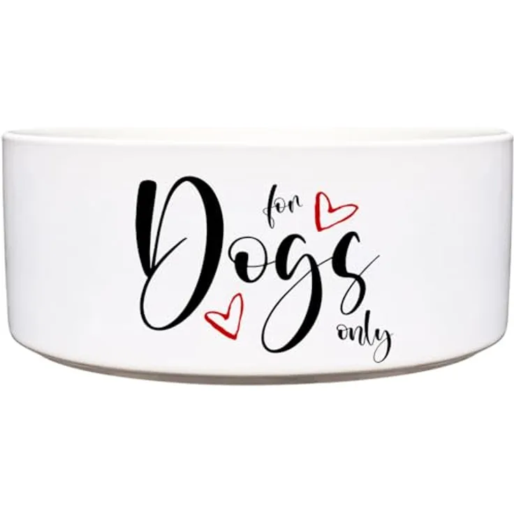Cadouri Keramik Hundenapf » for Dogs only « Futternapf Wassernapf - 1.300 ml
