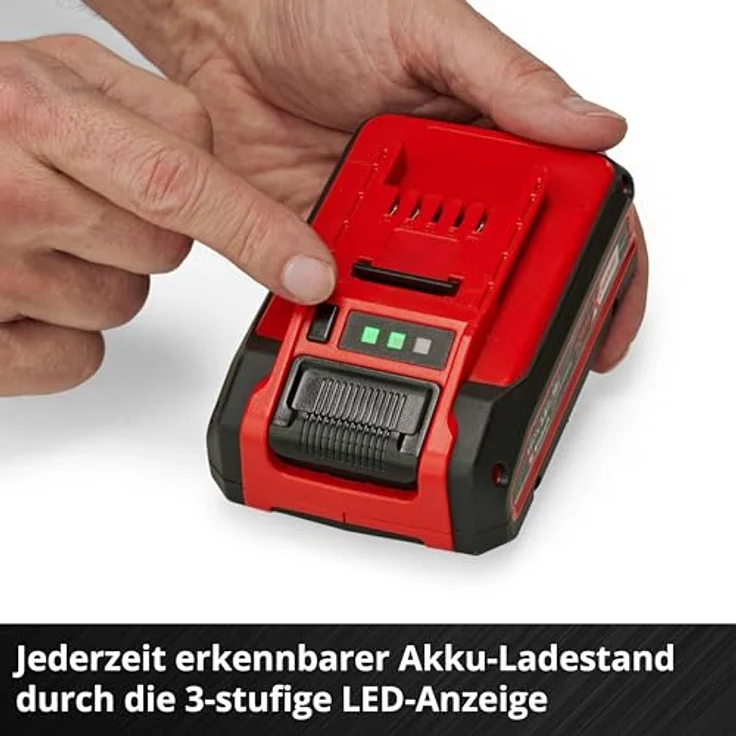 Einhell 4 Ah PLUS Power X-Change Starter Kit, 18 V Akku, 3 A Ladegerät, schnelles Laden, passend für alle Power X-Change Geräte – Bild 5