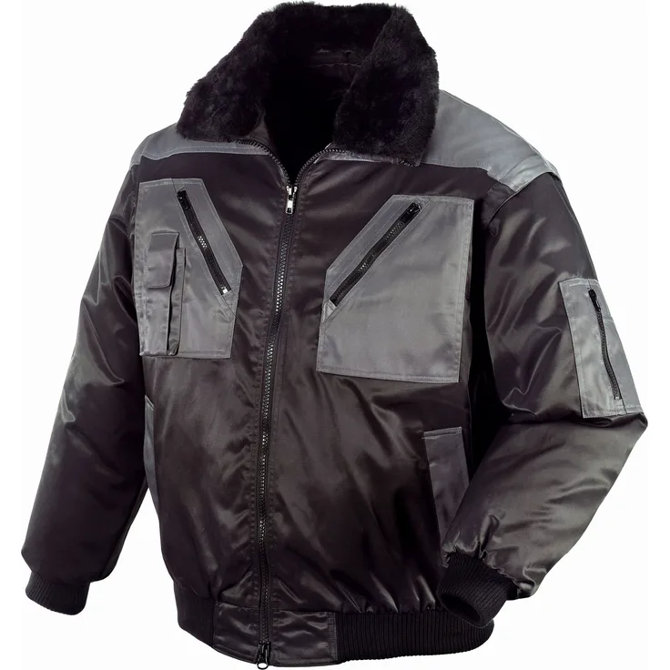 texxor Pilotenjacke Oslo, schw.-anthr.,Gr. XL