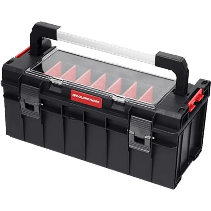 Toolbrothers RHINO Slim Werkzeugkoffer Handling+ Long Edition, 22 l, IP54, wasser- und staubdicht, inkl. Werkzeugschale – Bild 4