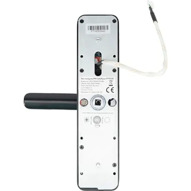 PNI PNI-PTY6526 Lock SafeHome, Smart Fingerabdruck- und Code-Zugangssteuerung, Tuya kompatibel, 100 Benutzer, Schwarz, 250 x 140 x 75 mm – Bild 3