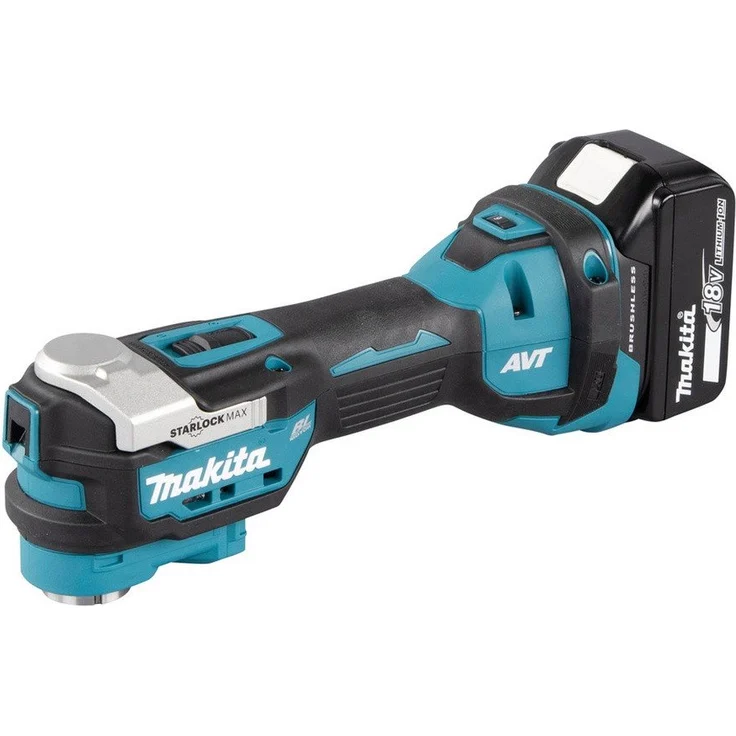 Makita Akku-Multischleifer, Multifunktionswerkzeug 18V, DTM52ZJX2, ohne Akku in MAKPAC 3 – Bild 1
