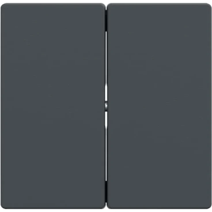 Schneider Electric Merten Wippe, Serien-, Doppelwechselschalter- und Doppeltaster-Einsatz, System M, anthrazit, IP20, Artikelnummer 433514, 1 Stück – Bild 2