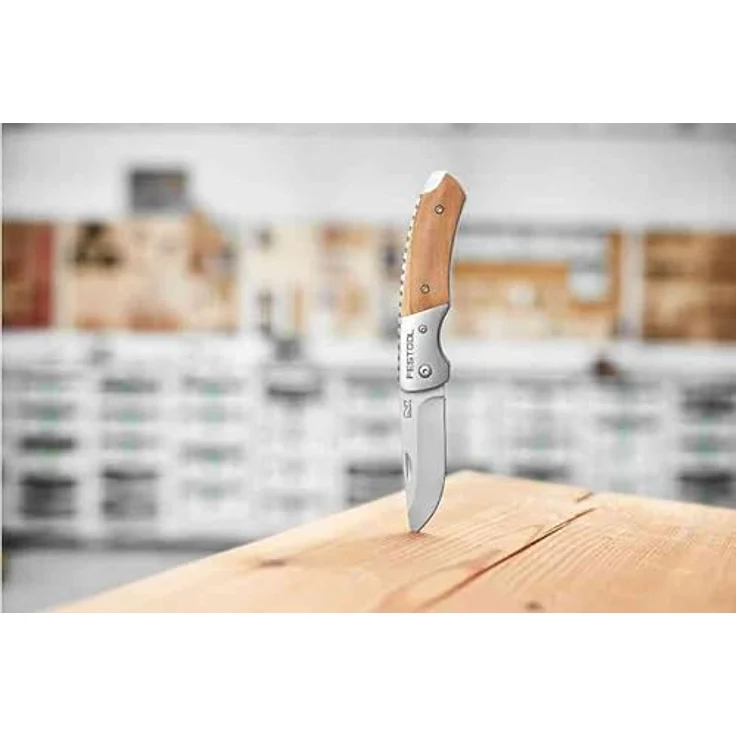 Festool KN-FT1 Messer Taschenmesser Klappmesser Arbeitsmesser mit holzverkleidetem Griff ( 203994 ) – Bild 2