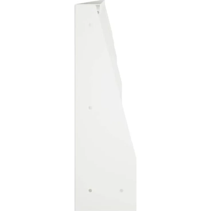 vidaXL Beetumrandung Stützmauer, 4 Stück, 100 x 12 x 50 cm, wetterfester Stahl, modular, Weiß – Bild 7