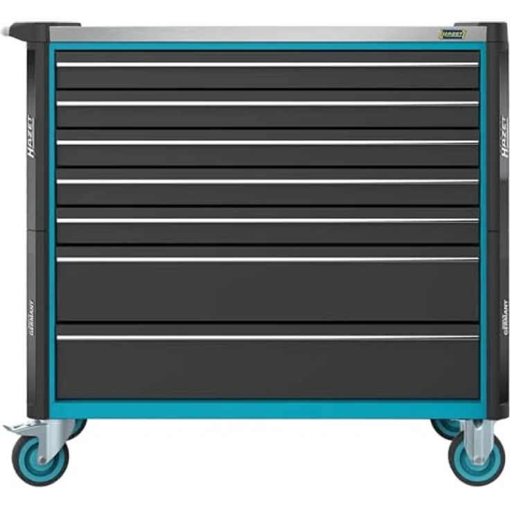 Hazet Werkstattwagen Assistent, Schubladen flach: 7x77x870x398 mm Schubladen hoch: 1x162x870x398 mm (179NXXL-8) – Bild 5