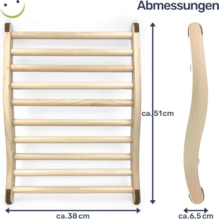 Rückenlehne ergonomische S-Form Sauna & Infrarotkabine Saunazubehör Holz – Bild 8