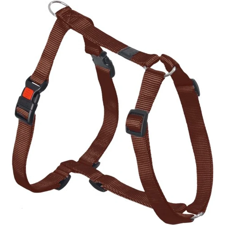 Karlie Art Sportiv Plus Geschirr, stufenlos verstellbar, Pflegeleicht, Größe L: 90 - 120 cm, Breite: 25 mm, XL, braun – Bild 1