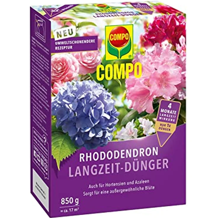 Compo Rhododendron Langzeit-Dünger neu, 850 g – Bild 2