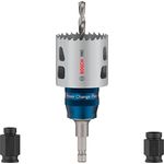 Bosch 5x PRO Multi Material Power Change Plus Starter-Set, Lochsägen & Bohrkronen für Weichholz und Trockenbauwand, Ø 51 mm, Professional Zubehör Bohrmaschine/Schrauber