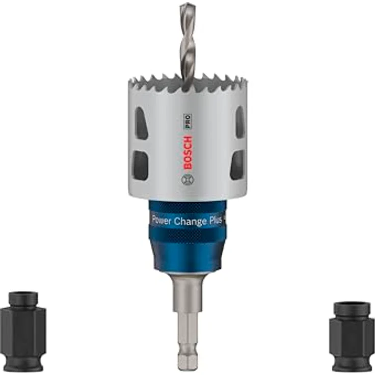 Bosch 5x PRO Multi Material Power Change Plus Starter-Set, Lochsägen & Bohrkronen für Weichholz und Trockenbauwand, Ø 51 mm, Professional Zubehör Bohrmaschine/Schrauber – Bild 1