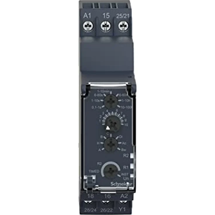 Schneider Electric Harmony Time Zeitrelais, DIN-Schienen, 0.1 s → 100h, 24 → 240V AC, 4 Kontakte – Bild 2