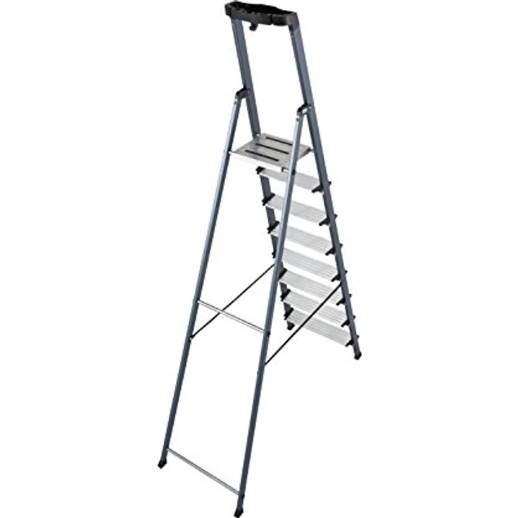 Leiter Krause Securo 126467, Aluminium, eloxiert,Haushaltsleiter mit 8 Stufen – Bild 3