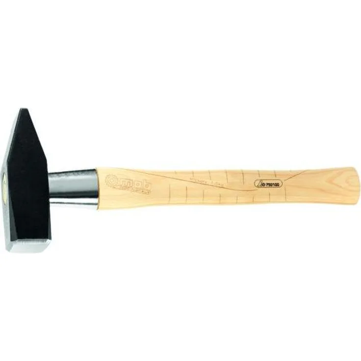 MOB Peddinghaus Schlosserhammer mit Stielschutzhülse, 1500 g, geschmiedet und präzise geschliffen