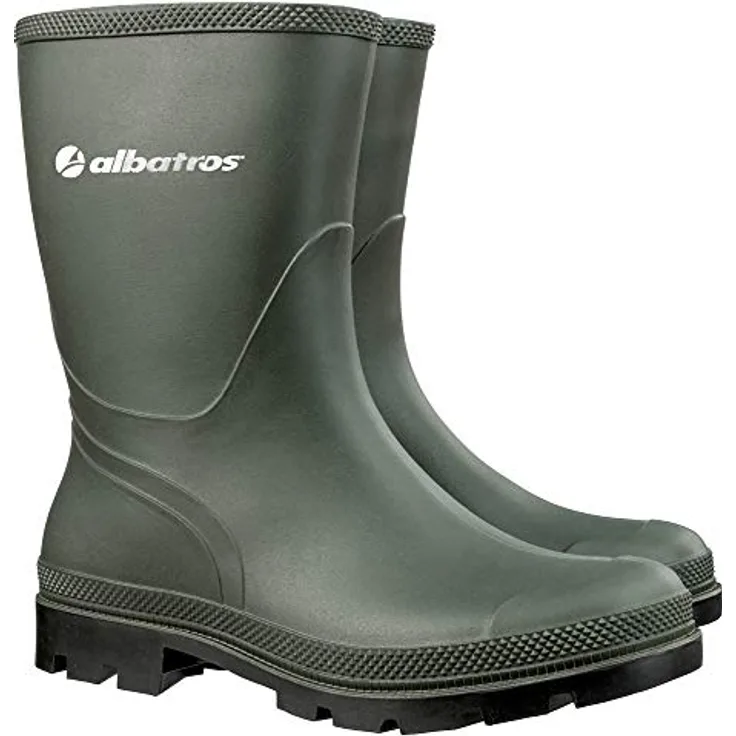 Albatros THE RANCHER PVC-Stiefel, rutschfest und ölbeständig, grün, Größe 44