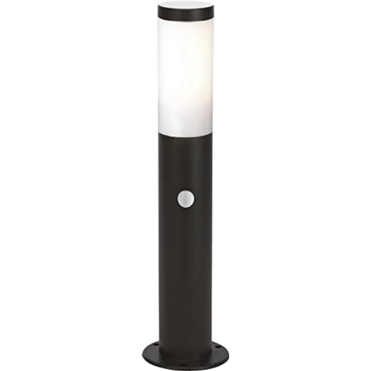 Brilliant | Dody Außensockelleuchte 45cm Bewegungsmelder schwarz | 1x A60, E27, 20W, geeignet für Normallampen (nicht enthalten)