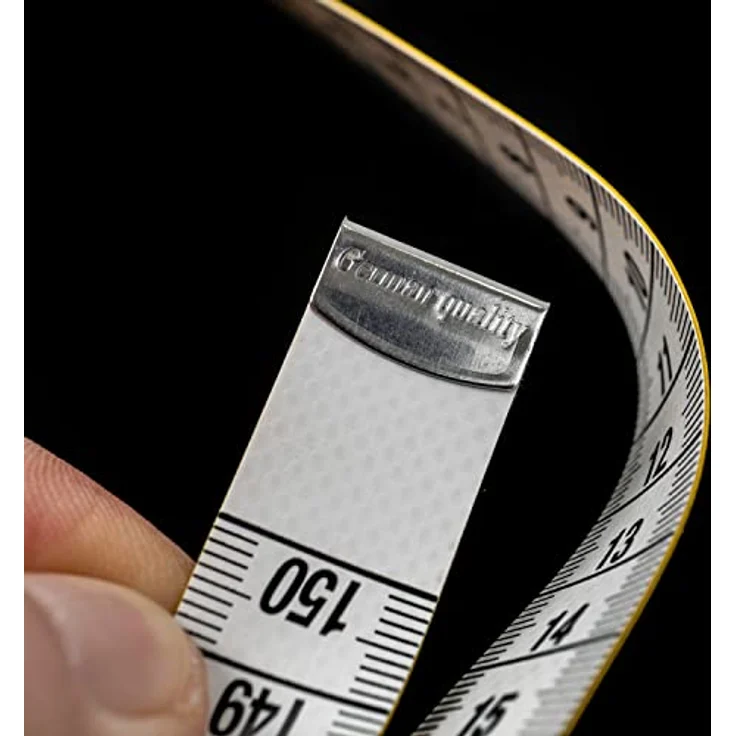 Schneidermaßband, universal Maßband mit 150 cm Gesamtlänge, 2 Pack, 2 in 1 Maßband mit CM und INCH Skalierung, Ausmessung von Kleidung, Körper-Fett, Rollmaßband, Messband, aus Glasfieber Kunststoff – Bild 9
