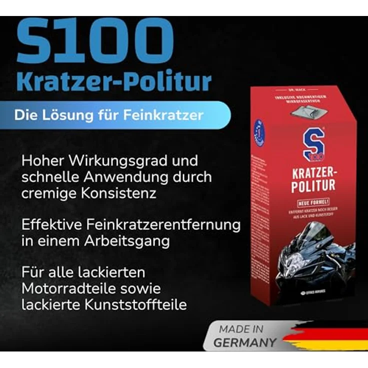 DR WACK Dr. Wack S100 Kratzer-Politur 50 ml Auto-Reinigungsmittel - NEUE FORMEL für noch bessere Kratzerentfernung in nur 1 Arbeitsgang – Bild 3