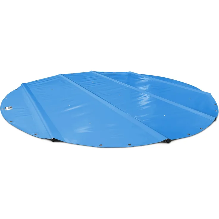 SafeDeluxe Pool-Abdeckplane Runde Poolabdeckung 680 g/m² PVC, wasserfest, maßgefertigt ohne Stangen