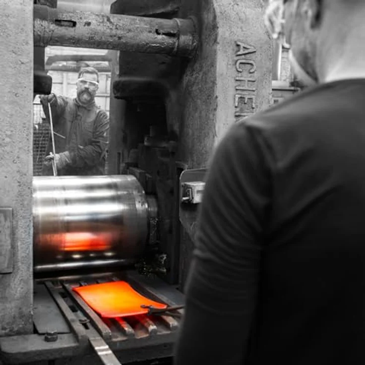 Idealspaten IDEAL-Spaten Spieker Form (Torfspaten), feinpoliertes Blatt mit Eschen-T-Stiel 85 cm – Bild 2