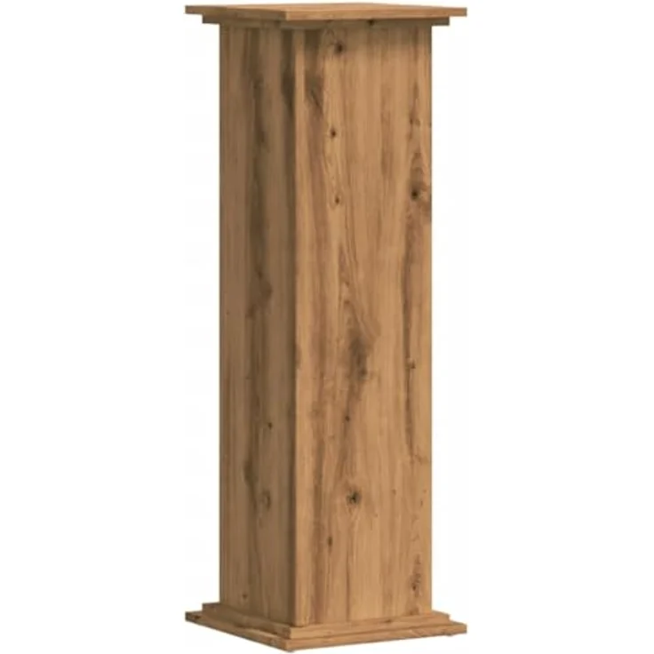 vidaXL Blumenständer Artisan-Eiche, 33x33x100 cm, robuster Holzwerkstoff, zeitloses Design, max. Belastbarkeit 60 kg – Bild 7