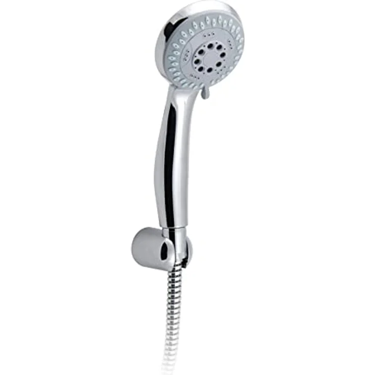 ADOB Brausehalter starr, verchromter Wandhalter für Handbrausen, universell passend – Bild 6