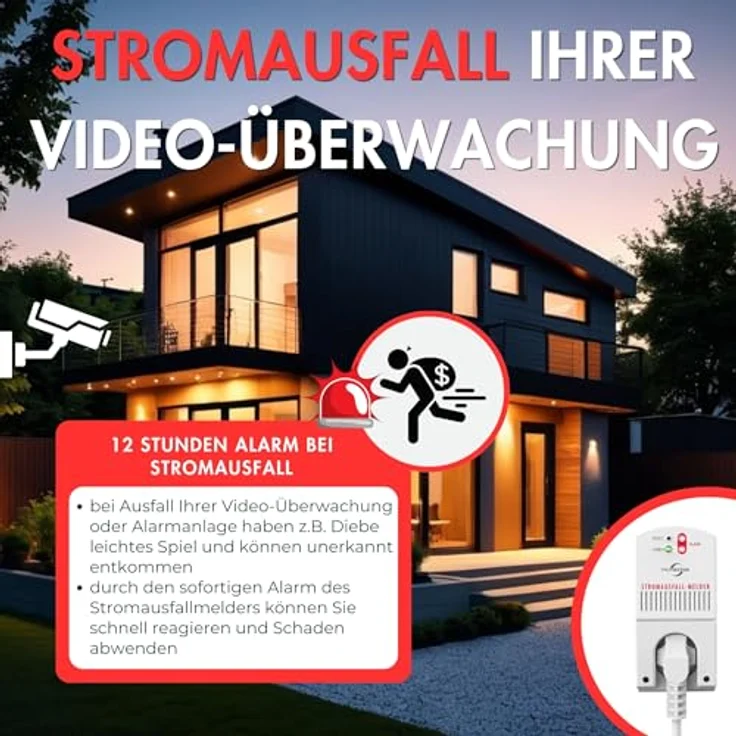 PROTECTOR Stromausfall-Melder SAM 1000 / Stromausfallmelder / Sicherheitstechnik – Bild 8