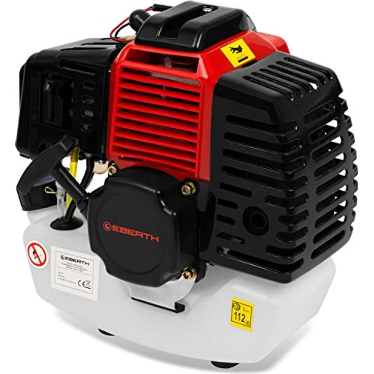 EBERTH GW2-MS02 2in1 Benzin-Rasentrimmer Freischneider, 3PS, 52ccm, 2-Takt Motor, luftgekühlt, mit Tragegurt und Fadenkopf – Bild 5