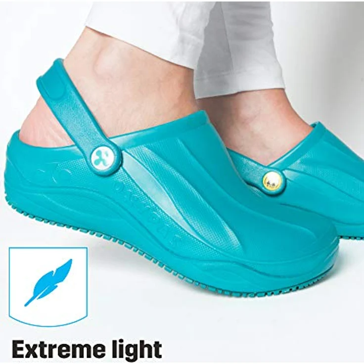 OXYPAS Smooth Krankenhaus Clogs aus EVA ELECTRIC GREEN Gr. 40 1 Paar – Bild 4