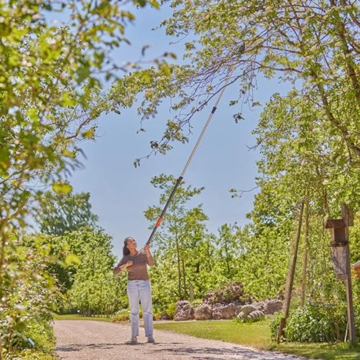 Gardena StarCut Pro L, Baum- und Strauchschneider mit Bypass-Schneidprinzip, teleskopierbar von 175 cm bis 400 cm, Schneiddurchmesser bis 32 mm, präzisionsgeschliffene Klingen – Bild 2