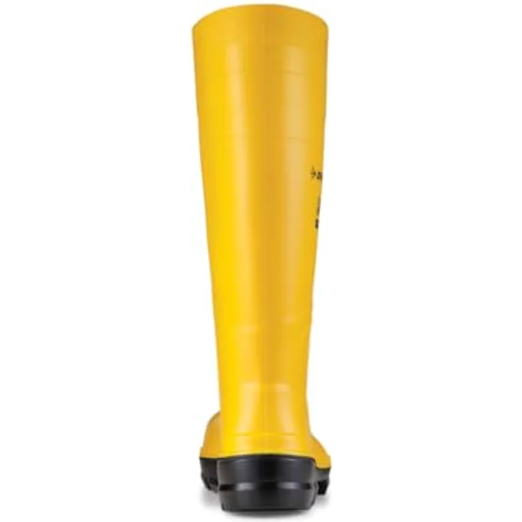 Dunlop Sicherheitsstiefel S5 EN ISO 20345:2022, Größe 47, gelb, mit Stahl-Zehenschutzkappe und durchtrittsicherer Zwischensohle, PVC, ölbeständig, antistatisch – Bild 4