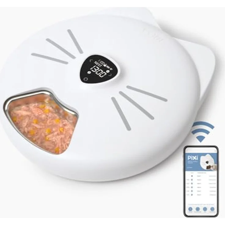 Catit PIXI Tablett aus Edelstahl für Futternapf, Spülmaschinenfest, 6 Portionen – Bild 3
