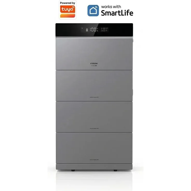 Conow CBE2000 Pro Powerstation mit 3 Conow CBE2000 Erweiterungsbatterien, modulare 2 kWh Kapazität, KI-gestütztes Energiemanagement, IP65, 2500 W AC-Ausgang