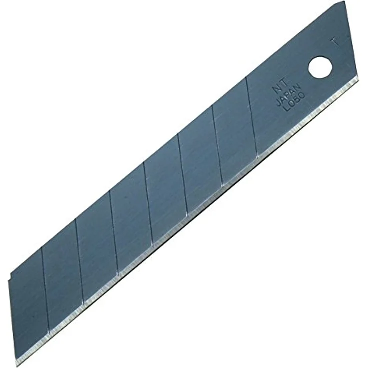 NT Cutter BL-51P, 18 mm schwarze Abbrechklingen aus Karbonstahl, extrascharf, 50 Stück pro Packung – Bild 1