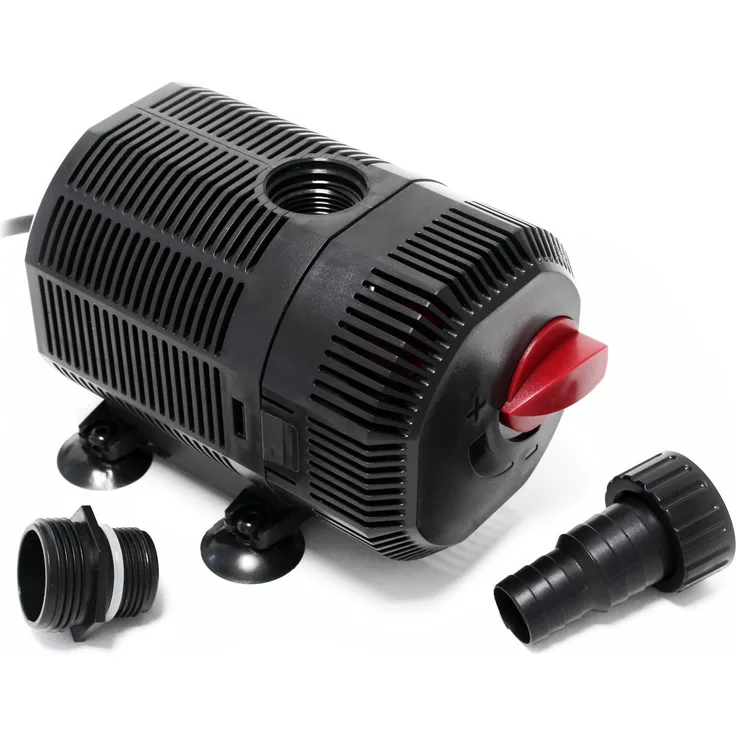 SunSun CQB-2000 SuperECO Teichpumpe 2400 l/h / 35 W, Filterpumpe mit Keramikachse, Bachlaufpumpe in blau, Umwälzpumpe, Gartenteichpumpe von Wiltec