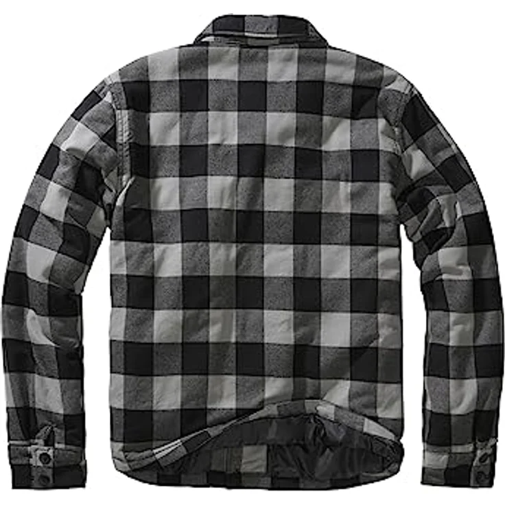Brandit Anorak Herren Lumberjacket (1-St), klassischer Holzfäller-Look, Flanell Fütterung, blau – Bild 9