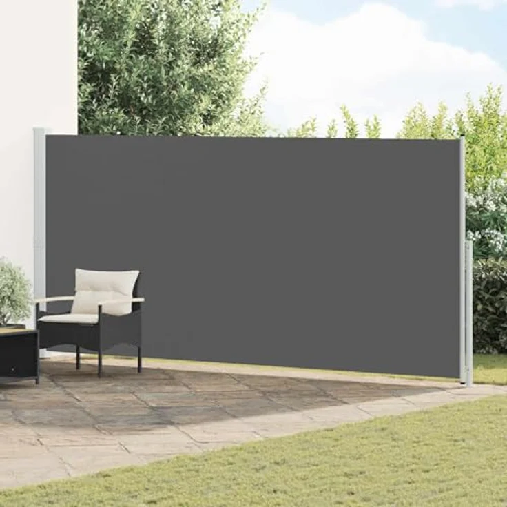 vidaXL Einziehbare Seitenmarkise, 300 cm breit, UV- und wasserfester Sonnenschutz für Terrasse und Garten, Stahlrahmen, pflegeleicht – Bild 2