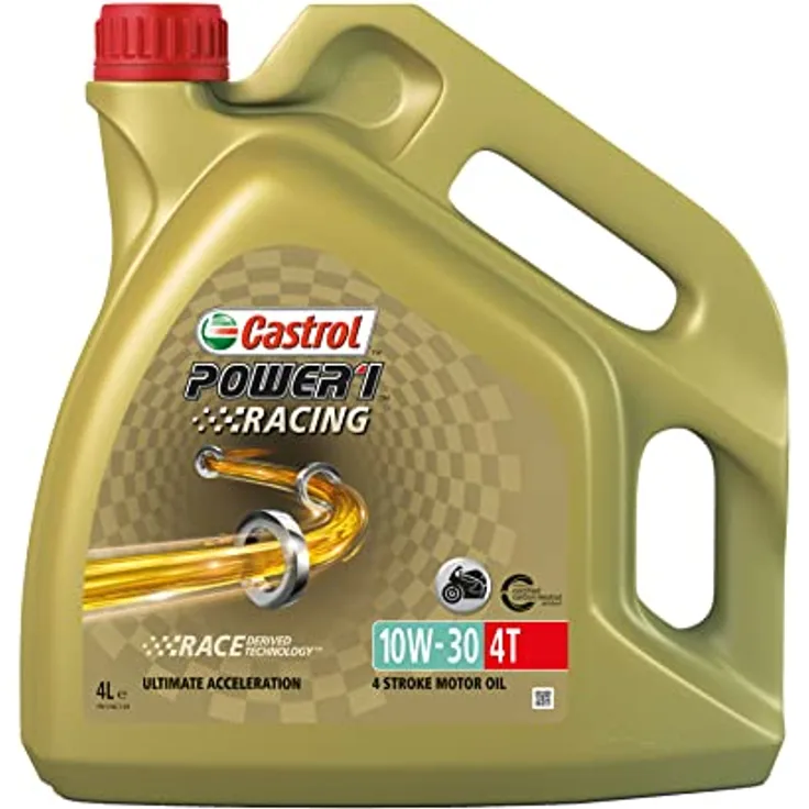 Castrol POWER 1 RACING 4T 10W-30 4-Takt Motorrad Motorenöl 4L