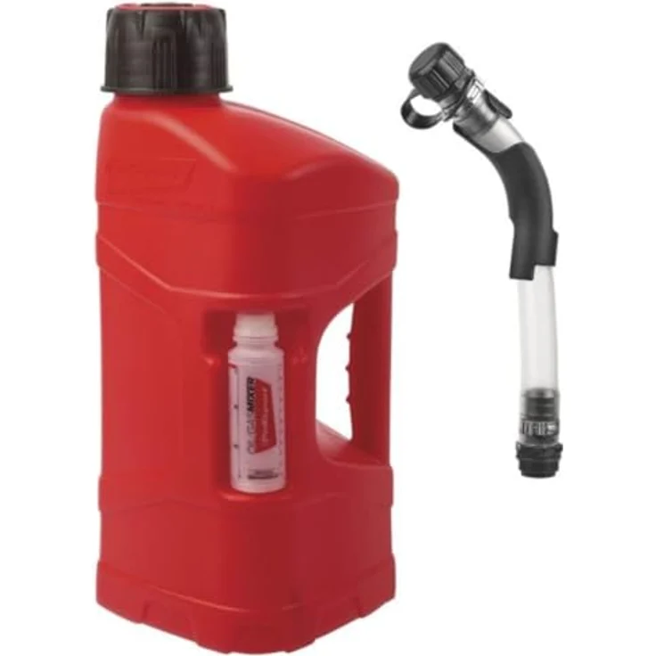 Polisport ProOctane - Treibstoffkanister 10L mit Füllschlauch und Kappe, rot – Bild 1