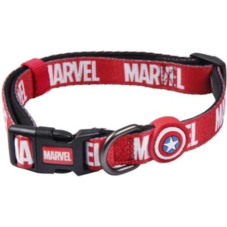 Cerdá for Fan Pets Hundehalsband mit Marvel Motiven, Größe S, aus 100% Polyester, strapazierfähig, gepolstert, offiziell lizenziert – Bild 2